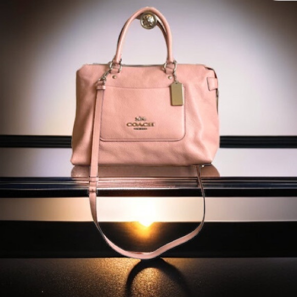 Coach Pink Pebble Leather Purse 👛 - Picture 3 of 16
